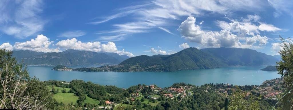 Casa Intignano - Camera Con Bagno E Portico Vista Lago Tremezzo Exterior foto